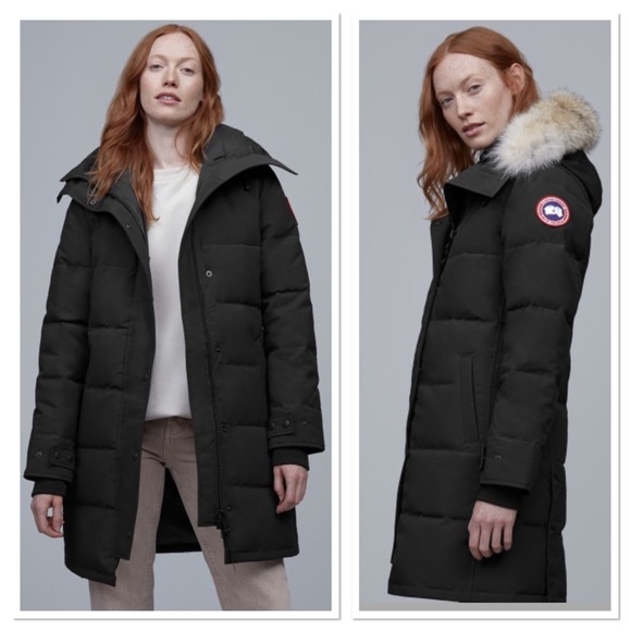 canada goose shelburne genuine coyote fur trim down parka